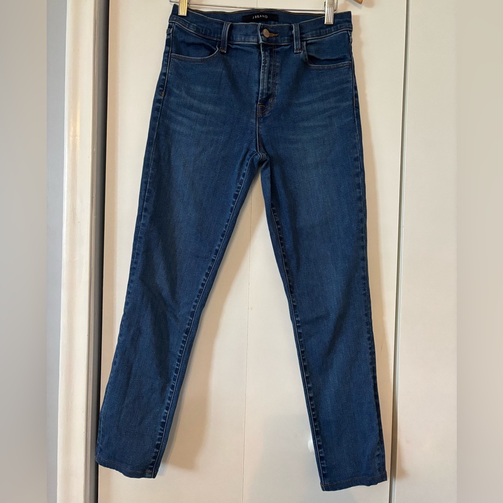 J Brand Classic Indigo Jeans Women's Size 6 Approx Cropped Straight
